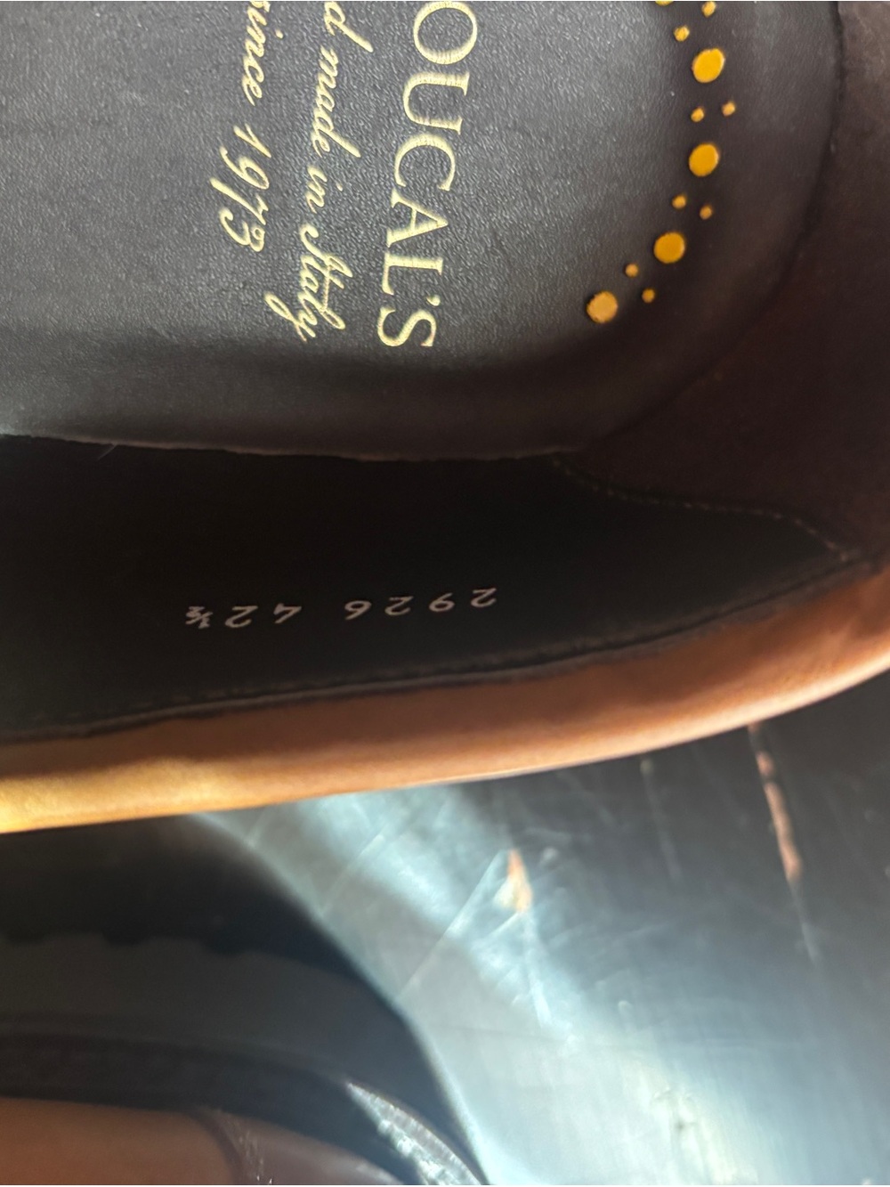 Doucal’s camel leather Penny loafers - Picture 8 of 8
